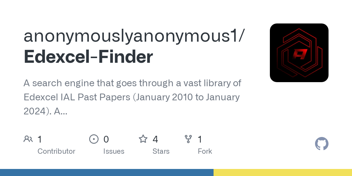 Edexcel Finder Repo