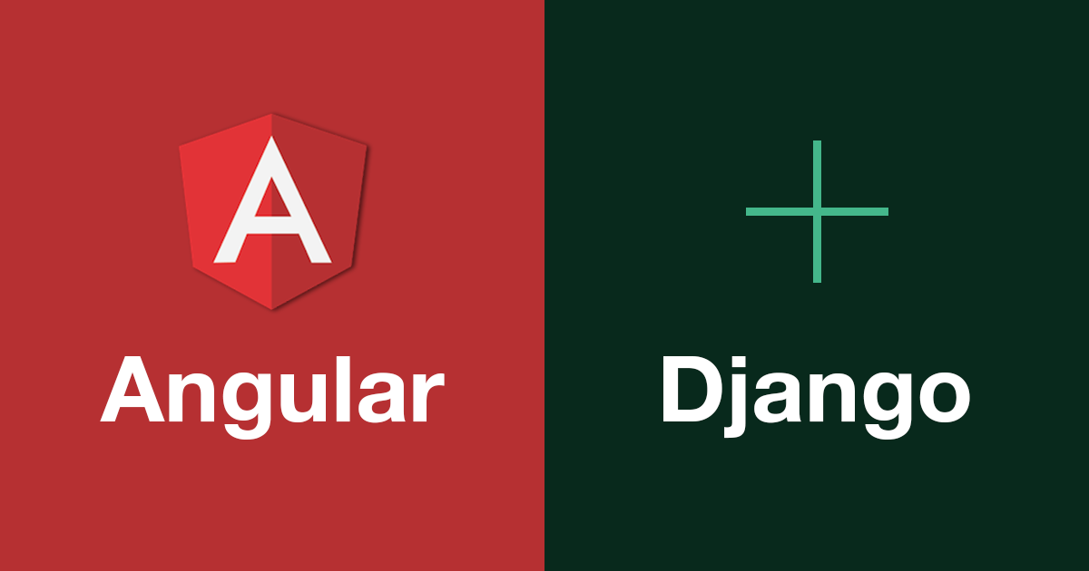 Angular + Django Logo