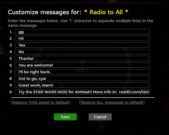 Radio Customization