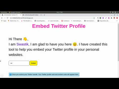 emeddable-twitter-profile-demo