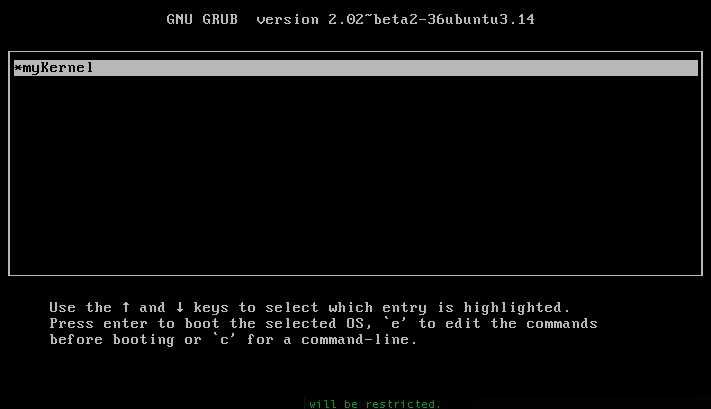 Grub 2 Bootloader