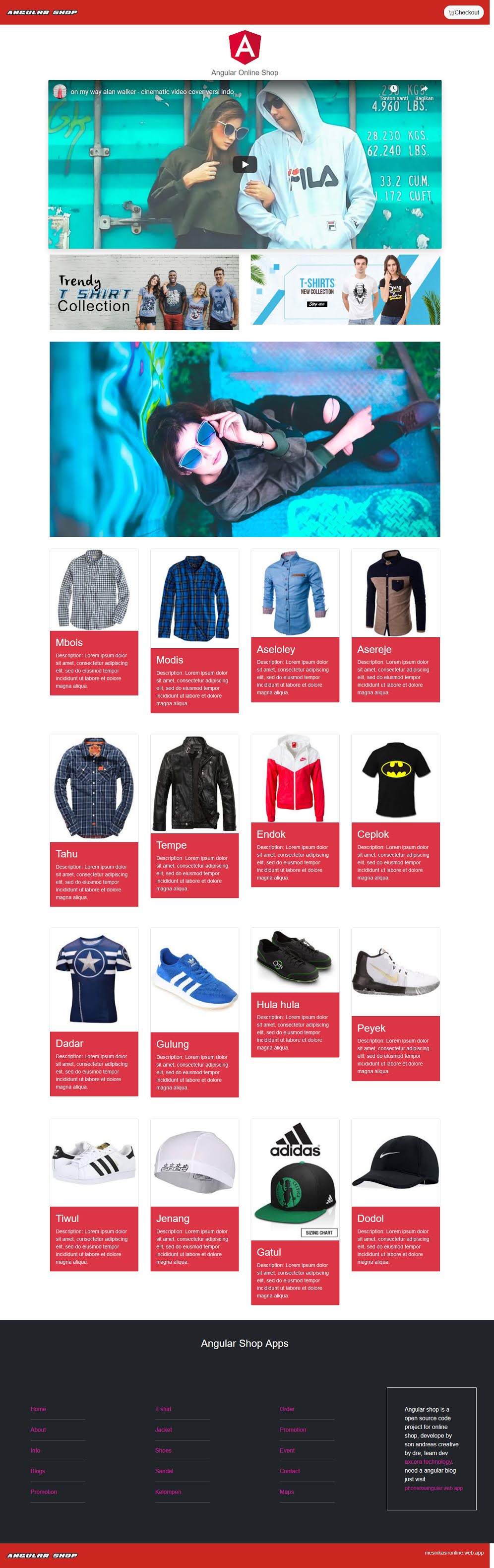 angular online shop free download gratis source code full