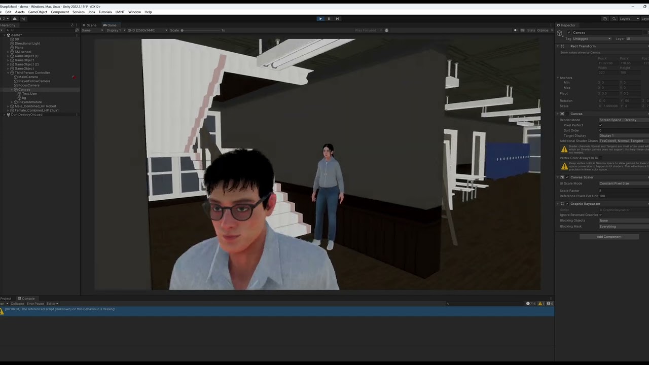 GitHub - HKUST-AASG/SharpSchool-Unity