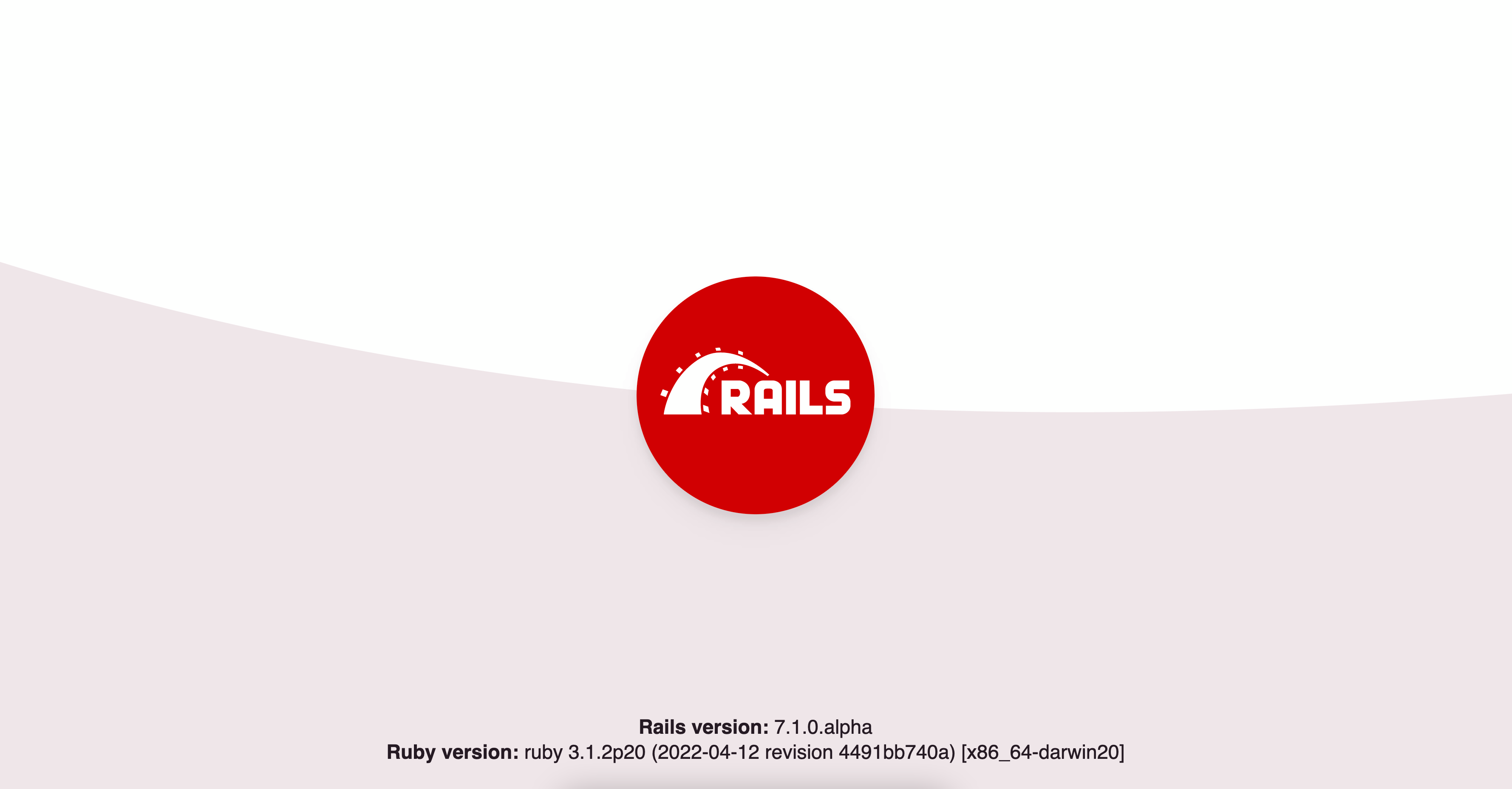 Welcome to Rails