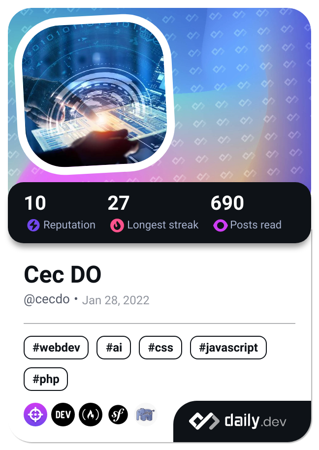 Cec DO's Dev Card