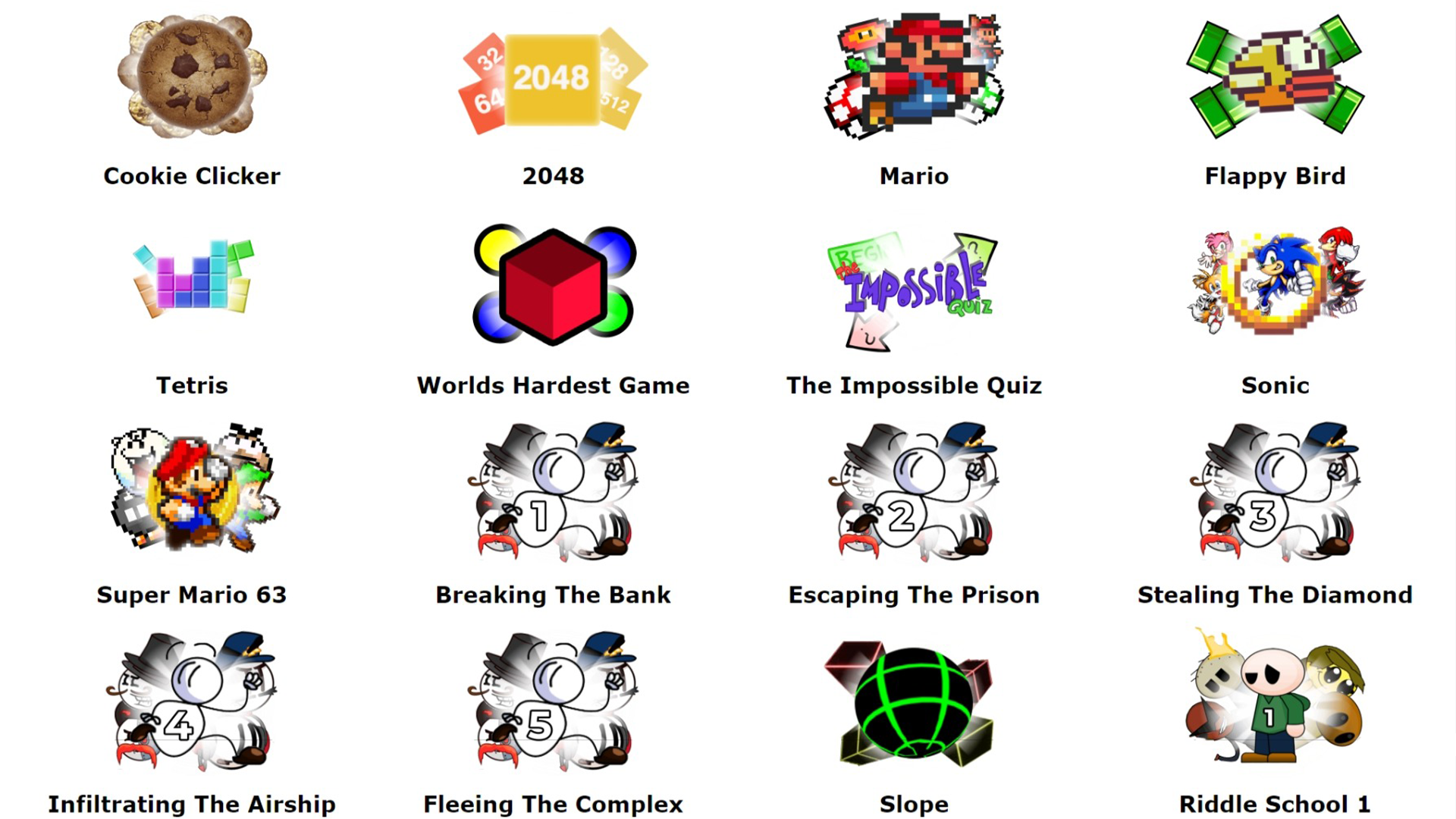 Games Page