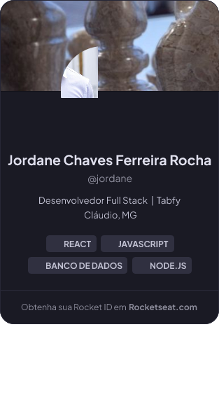 Jordane Chaves Ferreira Rocha's Rocket ID