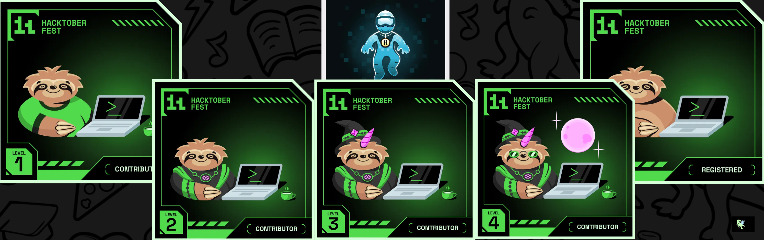 An image of @priyanshuraj21030 Holopin badges, which is a link to view their full Holopin profile