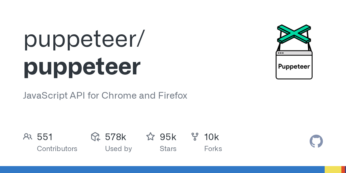 puppeteer repository card