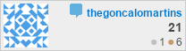profile for thegoncalomartins at Stack Overflow, Q&A for professional and enthusiast programmers