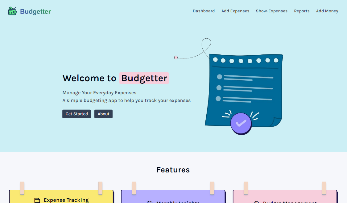 Landing Page Screenshot