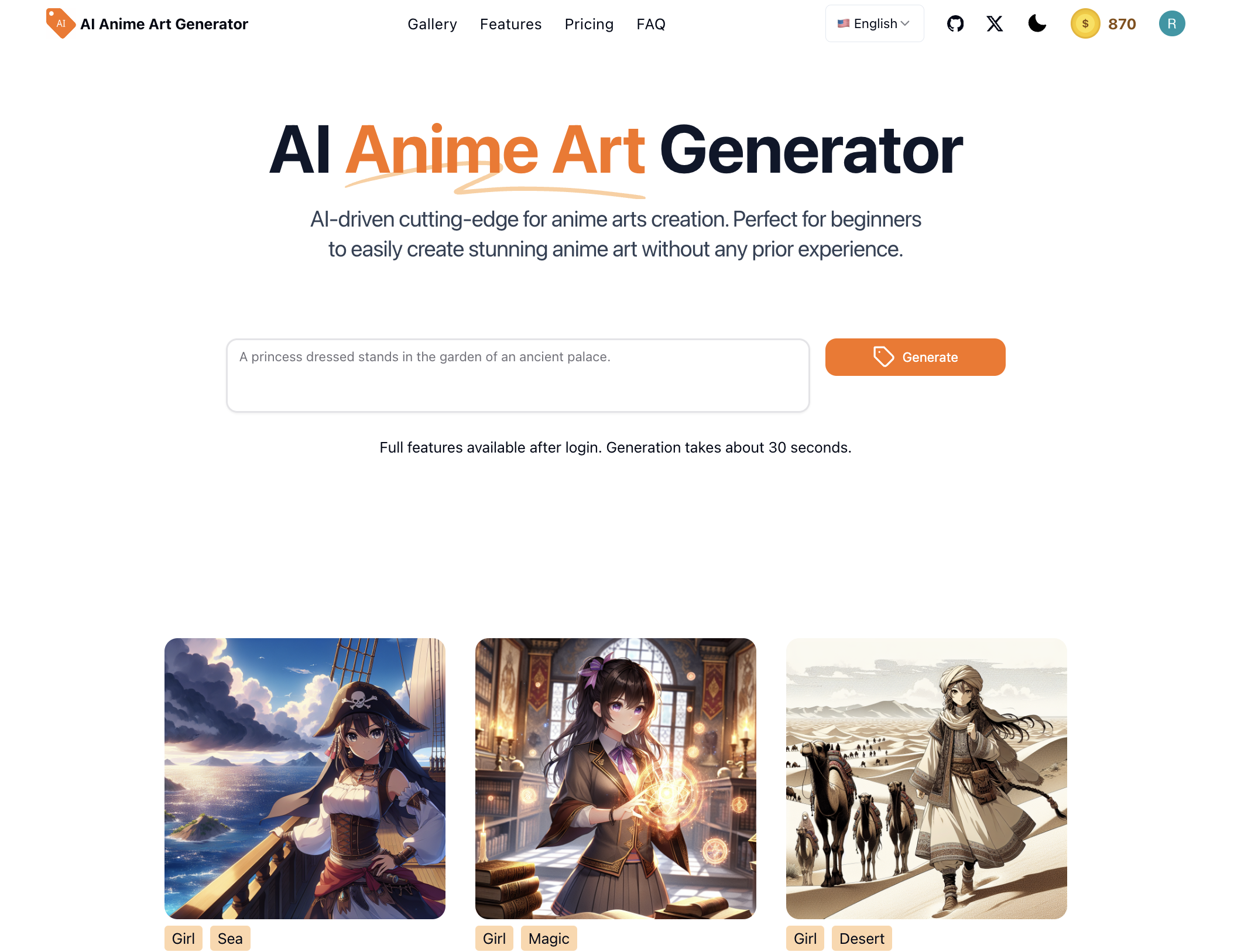 AI Anime Art Generator