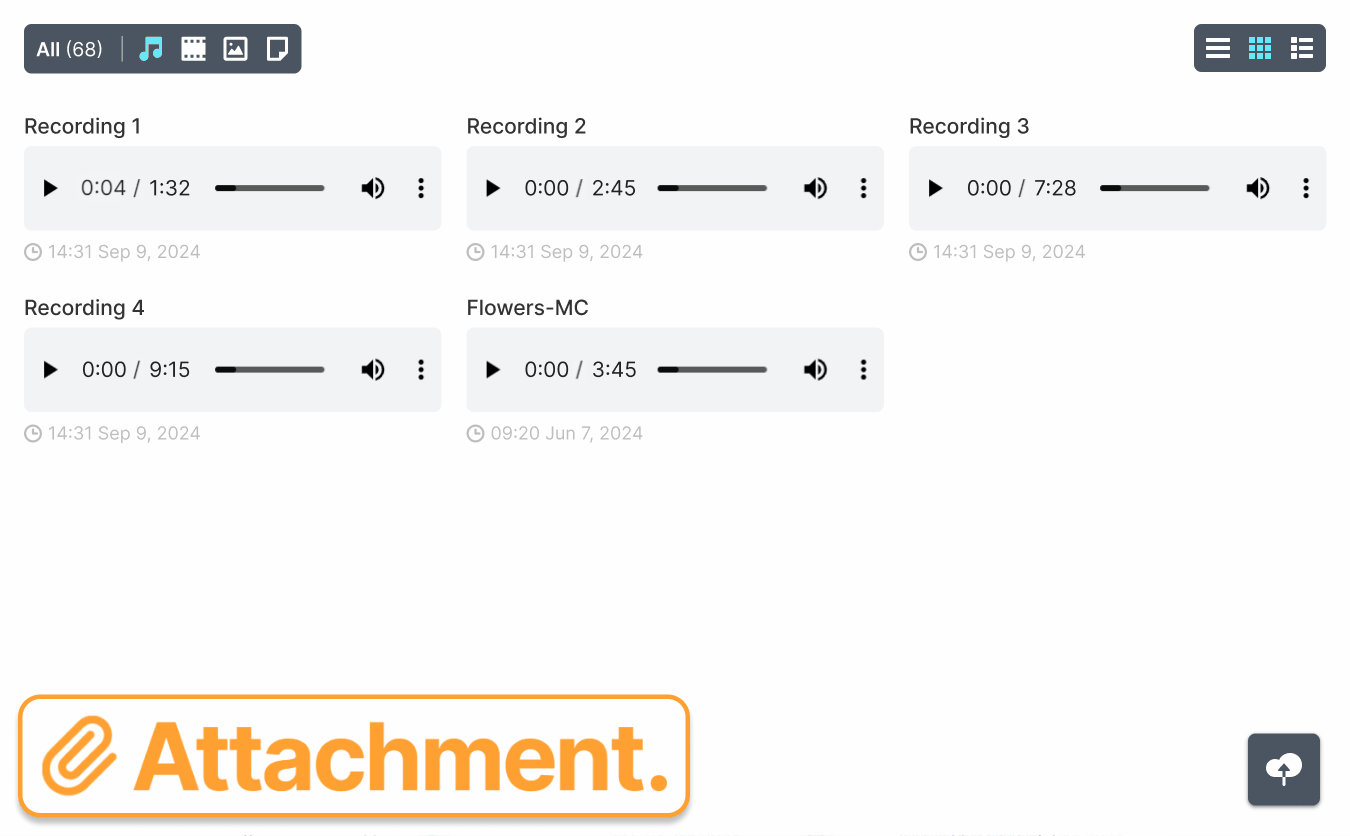 note types