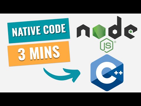 Native Code in Node.js in 3 MINS video