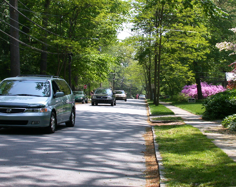 Cars on a road