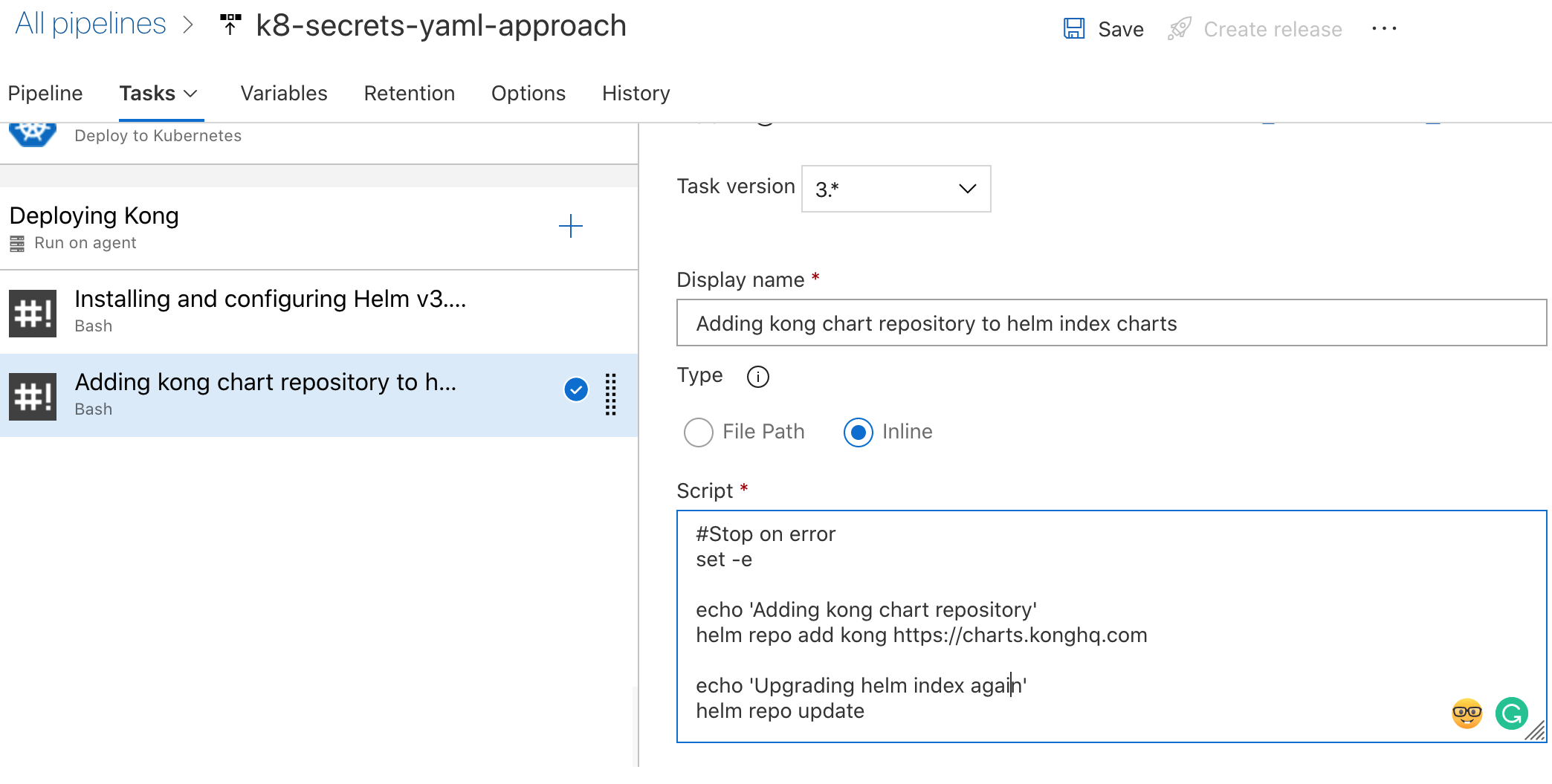 Adding kong chart repository