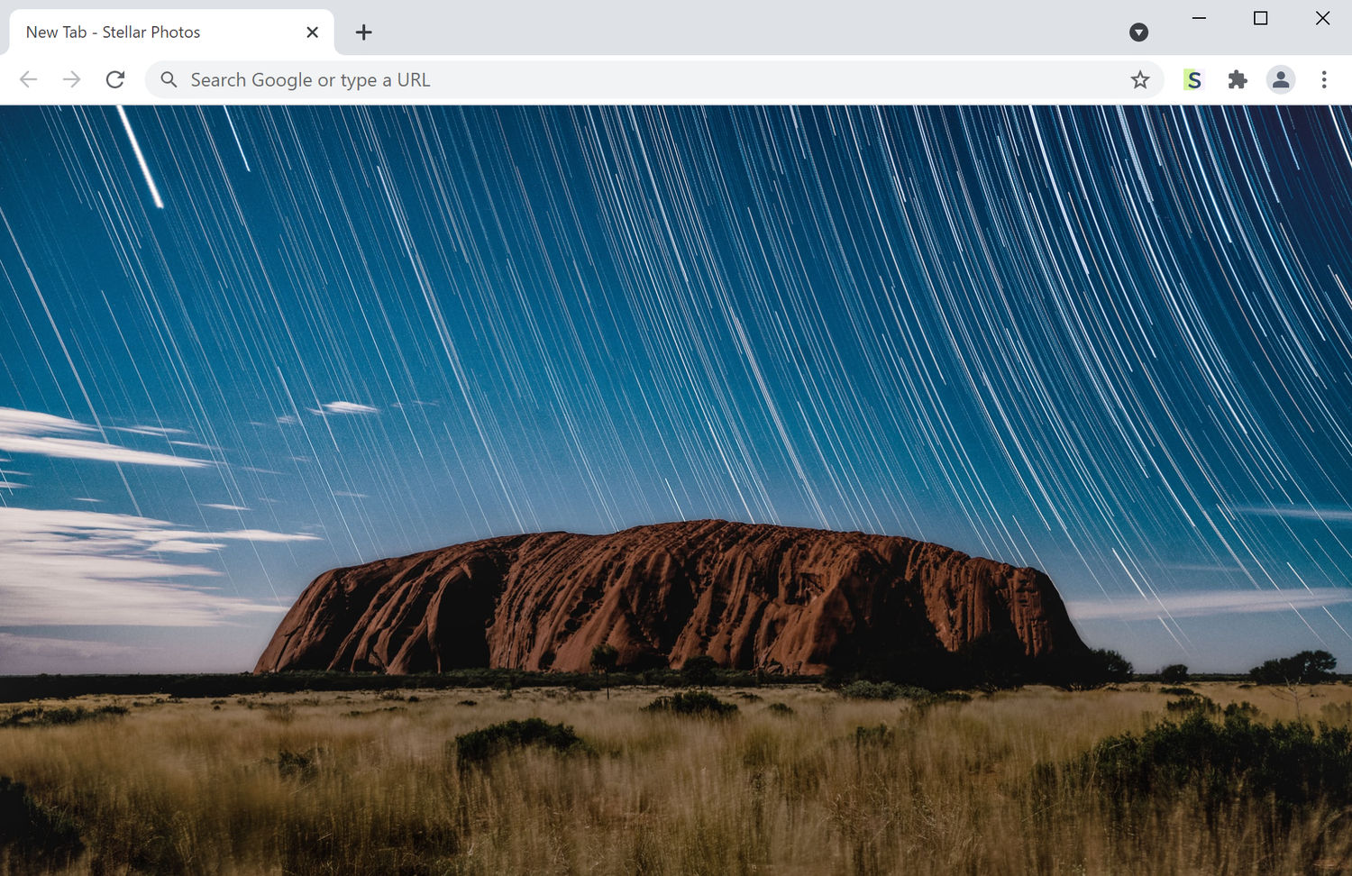 Screenshot of Stellar Photos on Google Chrome