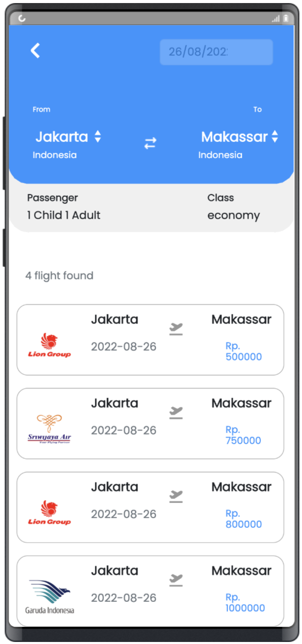 Flight Result