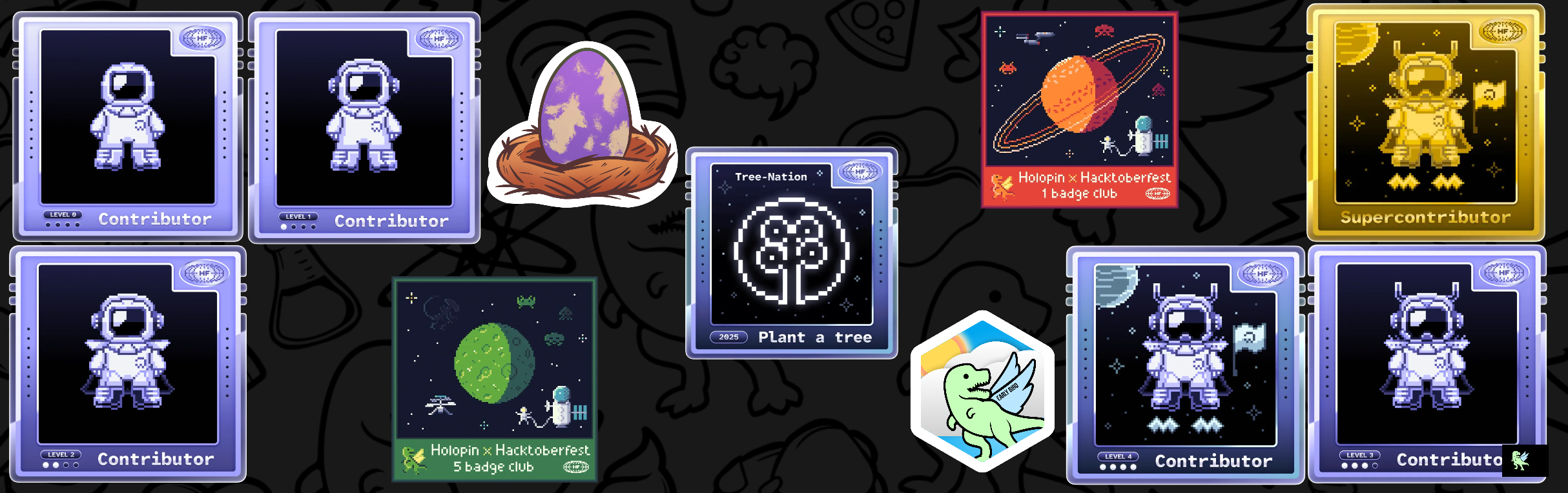 An image of @kumuditharanasinghe's Holopin badges, which is a link to view their full Holopin profile