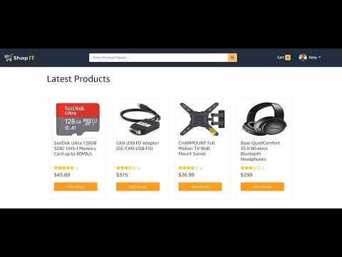 GitHub - mdanisurrahmanrony/MERN-Ecommerce-Shop: MERN Stack Full ...