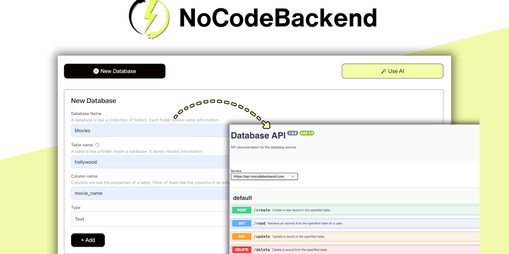 NoCodeBackend