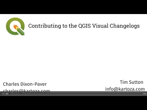 Changelog walk through by Charles Dixon-Paver