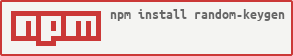 Random-Keygen NPM