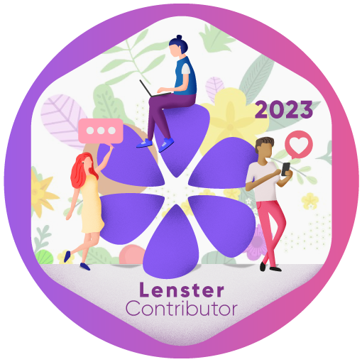 GitPOAP: 2023 Lenster Contributor GitPOAP Badge