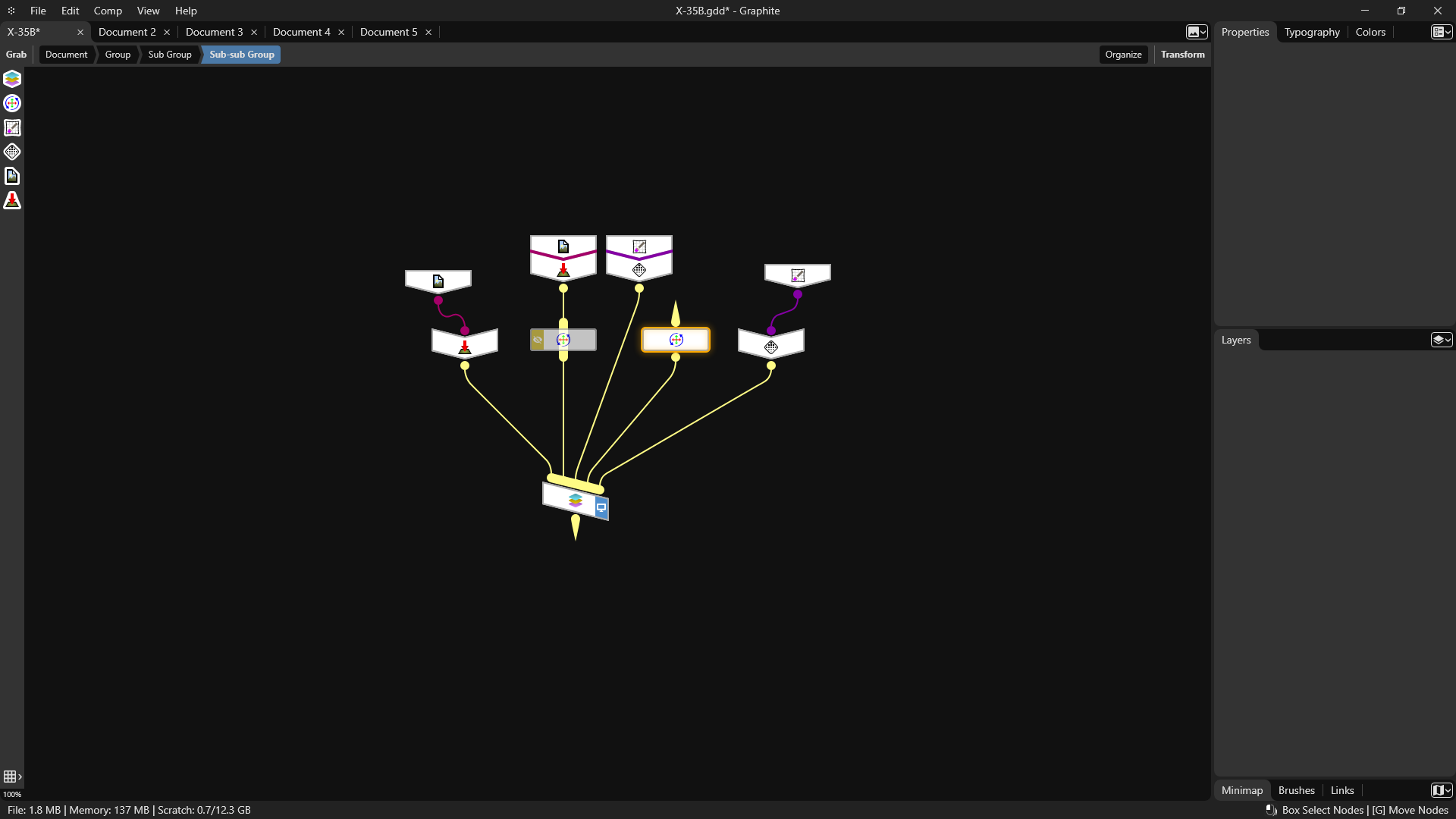 Node editor