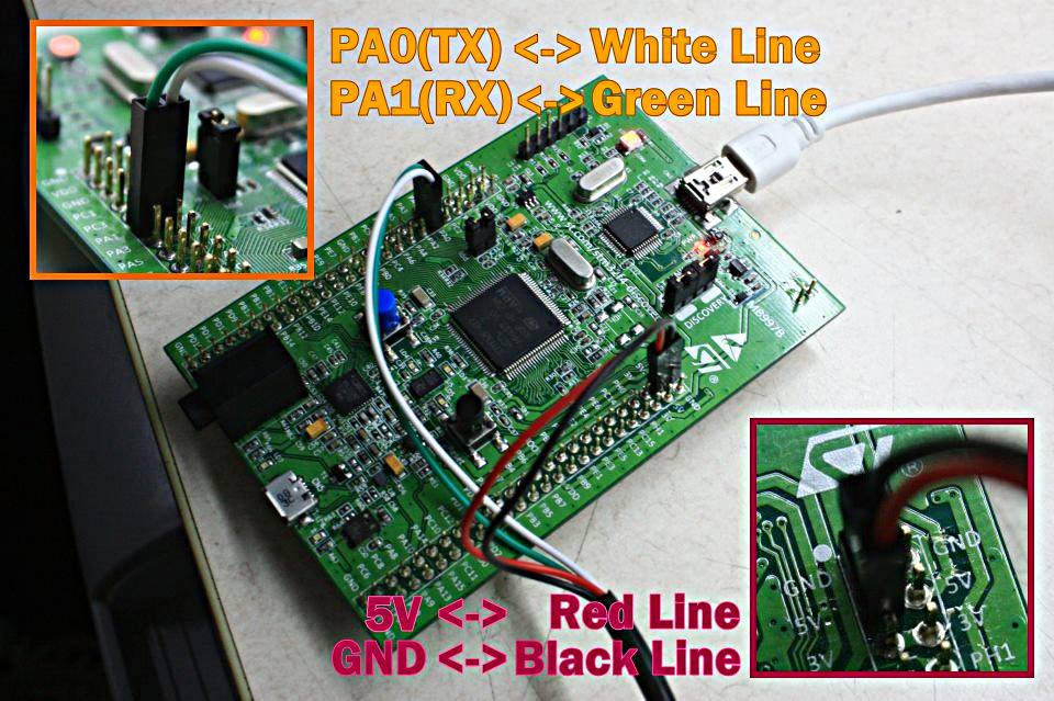 STM32F4 TTL connect|width=100px