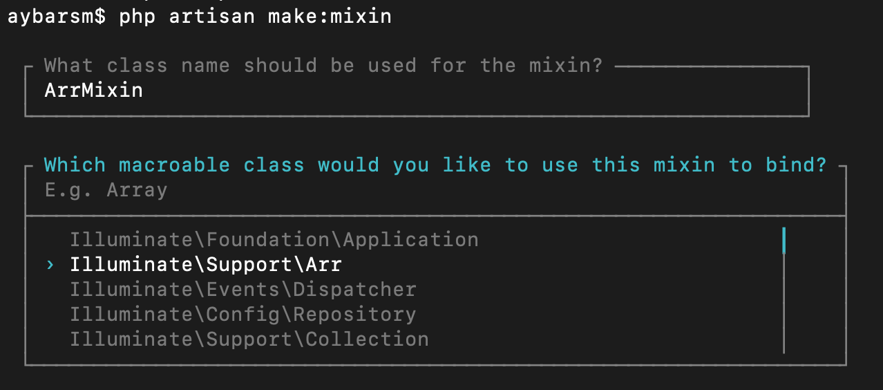 Make Mixin Command - Bind List