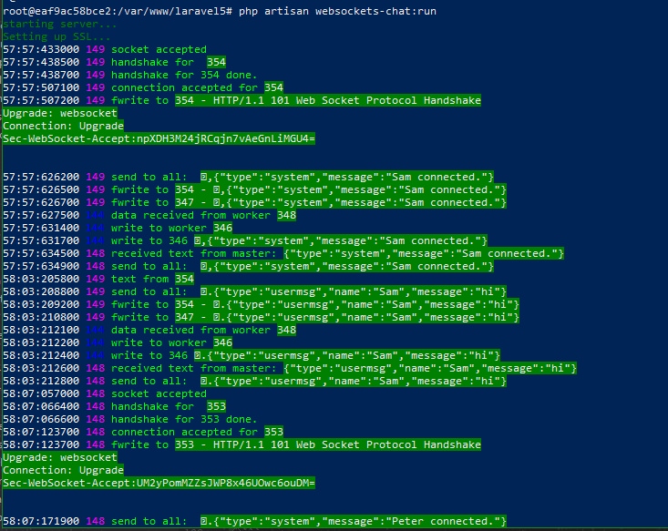 output logging