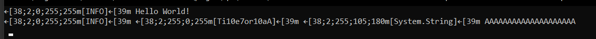 visual representation of pain when rider somehow disables ansi on windows