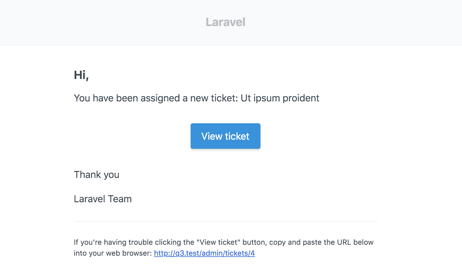 Laravel Support Tickets 06