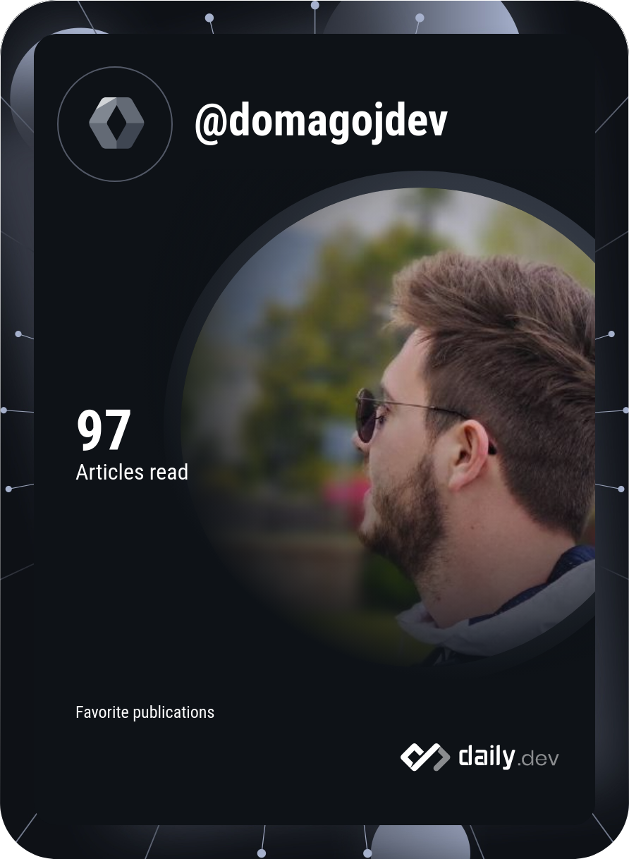 Domagoj Vrkić's Dev Card