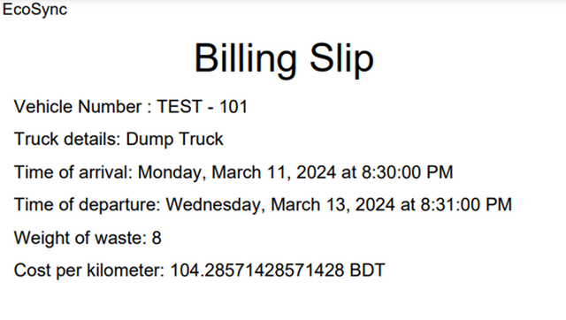 Billing
