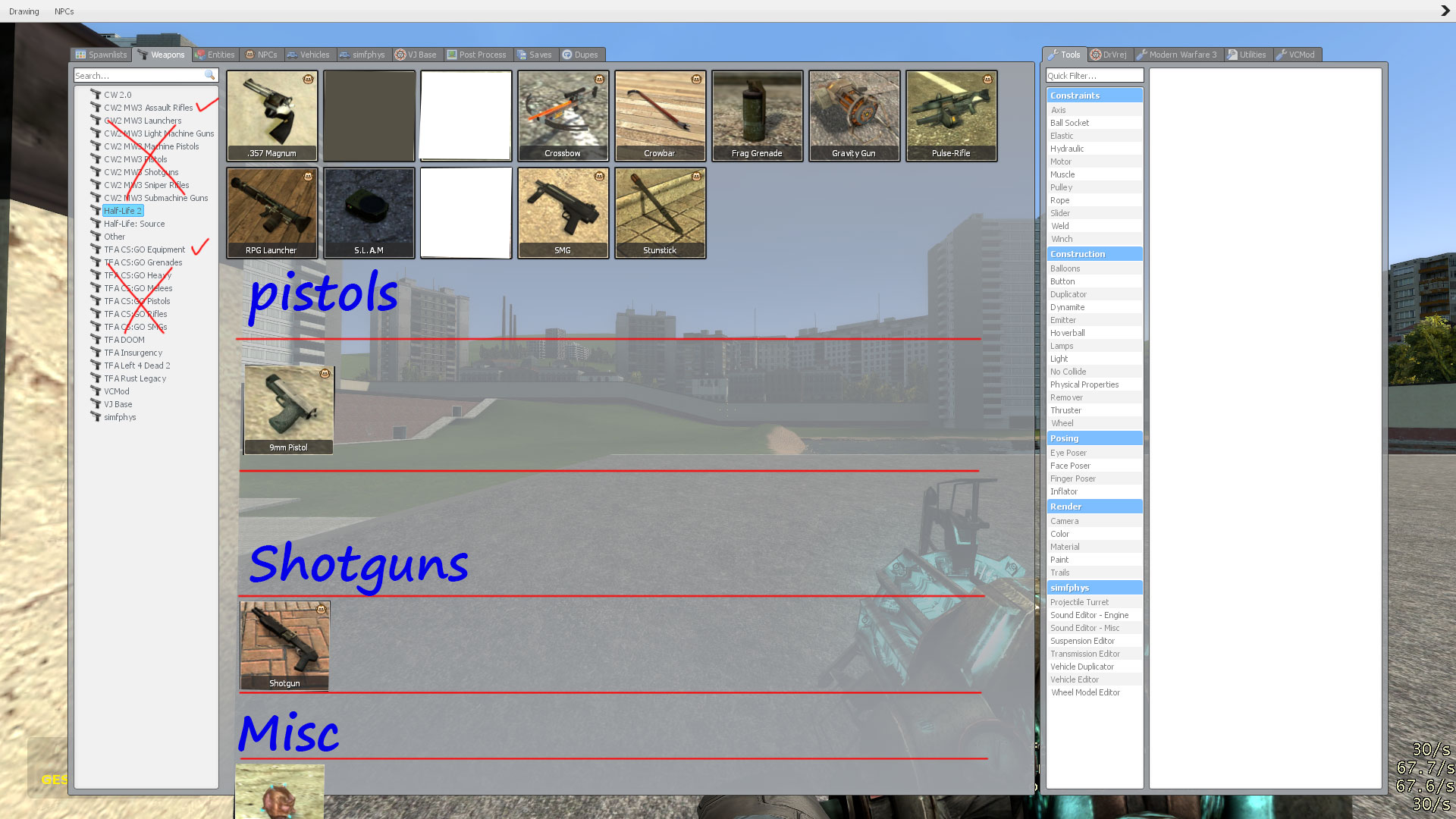 subcategory for weapons · Issue #1655 · Facepunch/garrysmod-requests ...