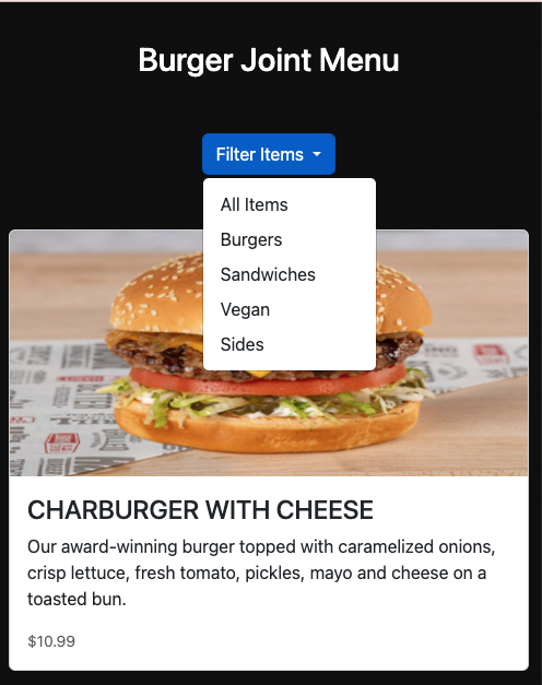 mobile menu