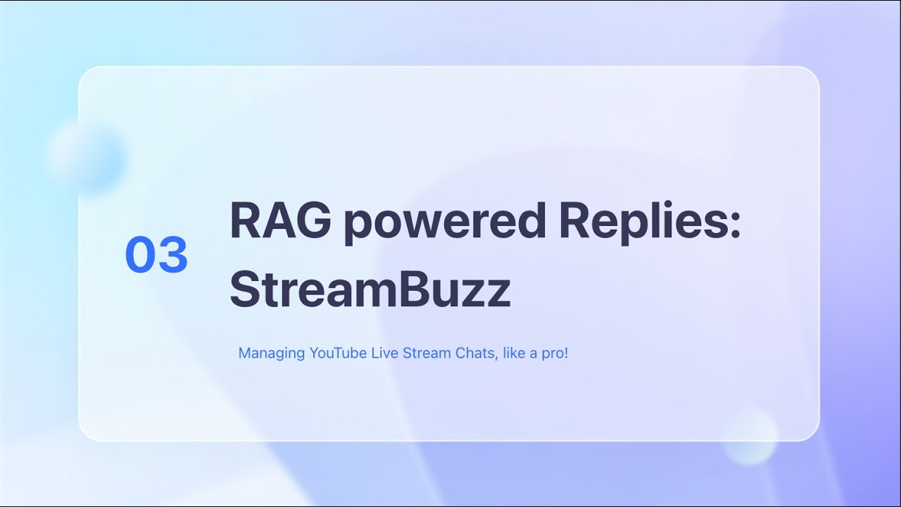 StreamBuzz: Agentic RAG on Custom Knowledge 🚀🎙️