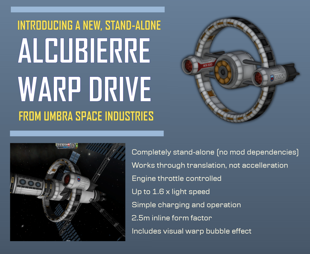 Alcubierre Warp Drive summary