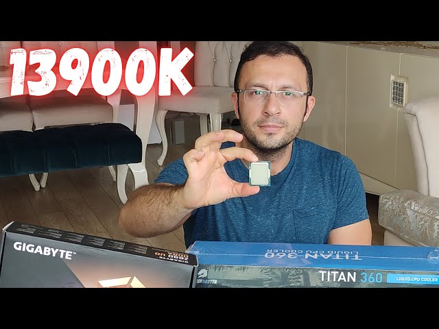 CPU, Motherboard & Liquid Cooling Installation, Natural Sound, i9 13900K, Gigabyte Z690, Titan 360