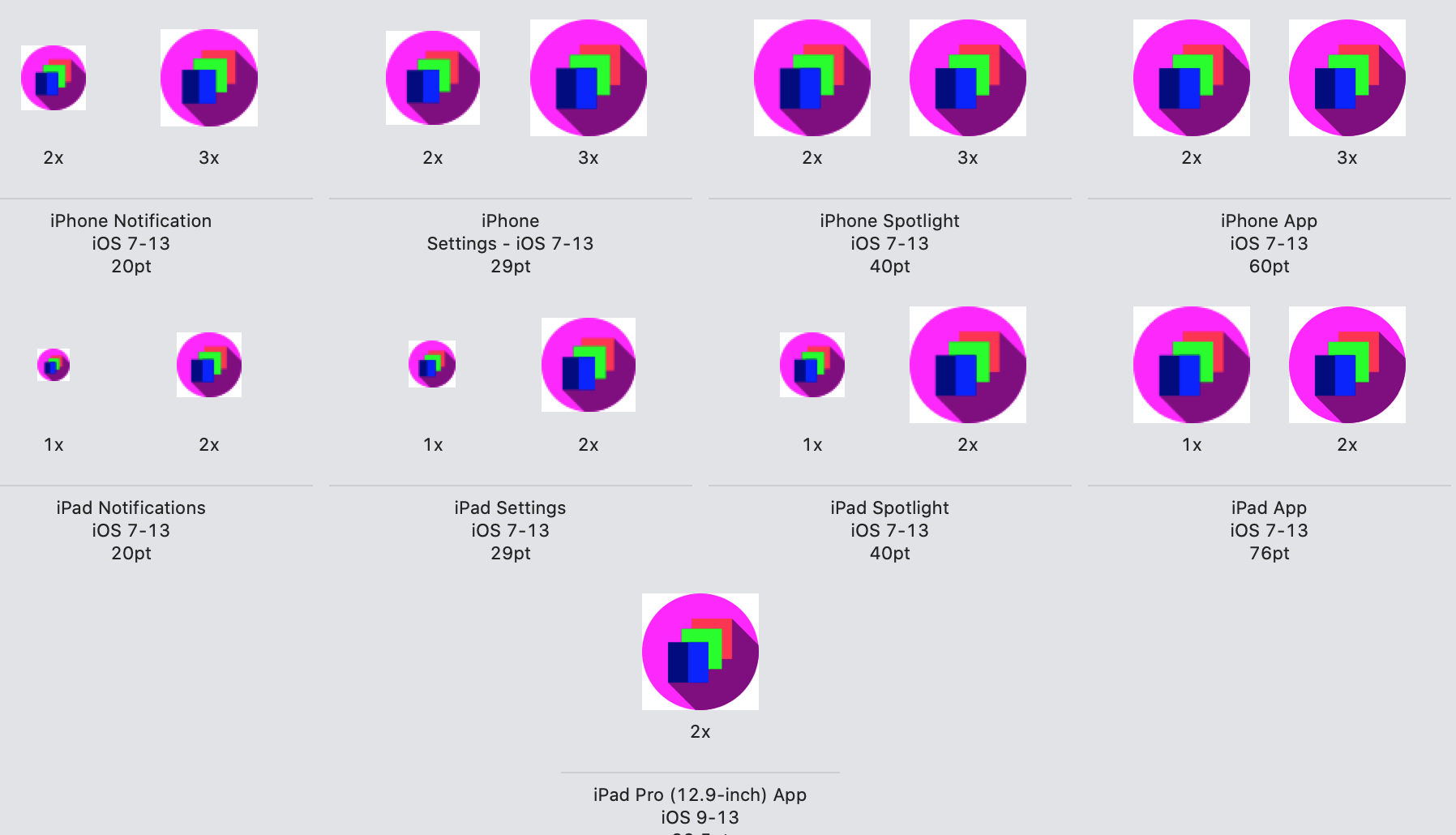 Xcode Unorganized Assets