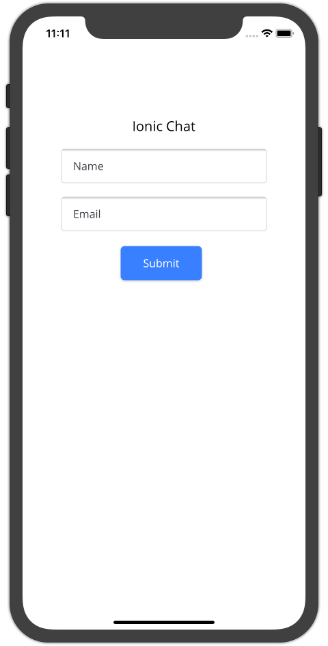 Android Ionic React Login
