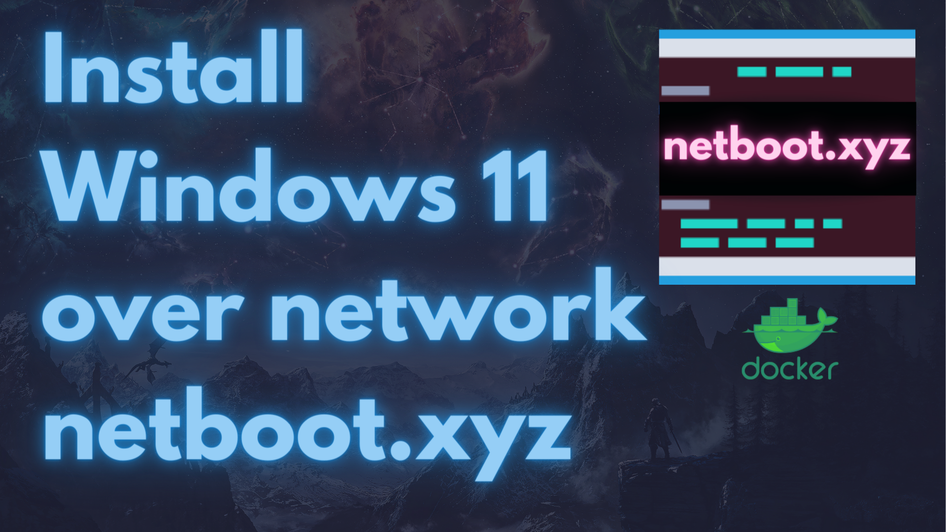 Install Windows 11 over the network with netboot.xyz and unattend.xml