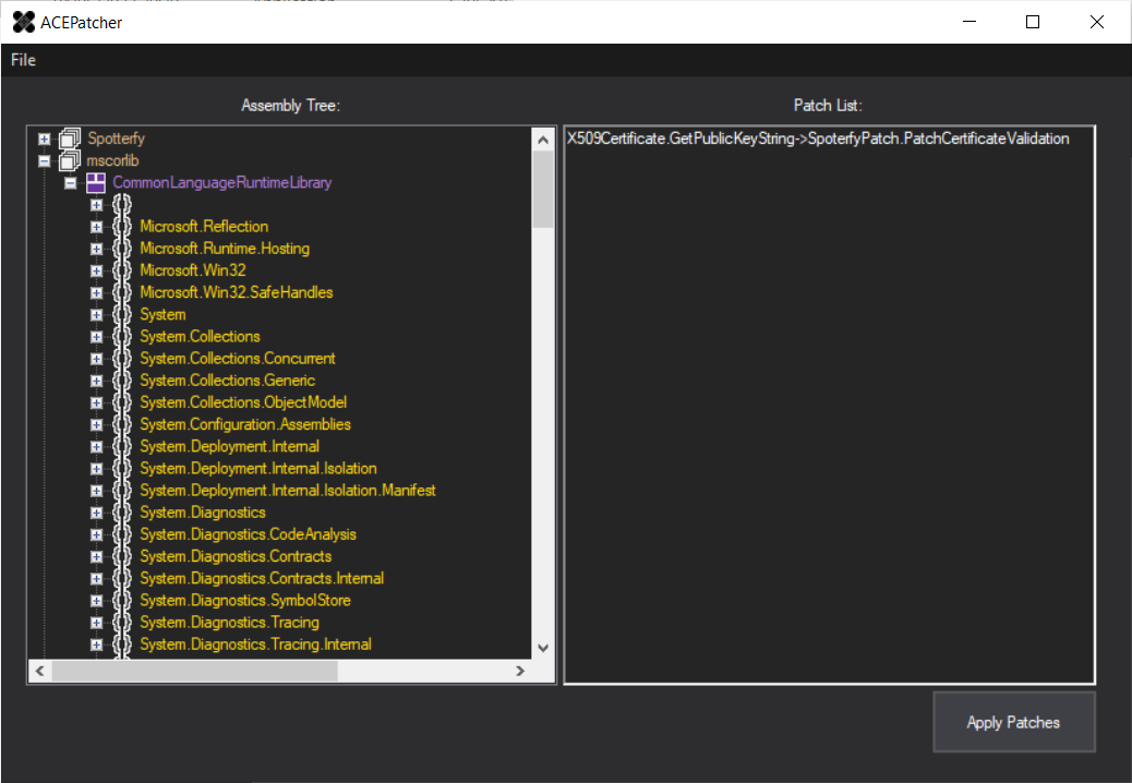 GitHub - vn-os/ACEPatcher_patcher_for_dotnet: A simple to use, gui ...