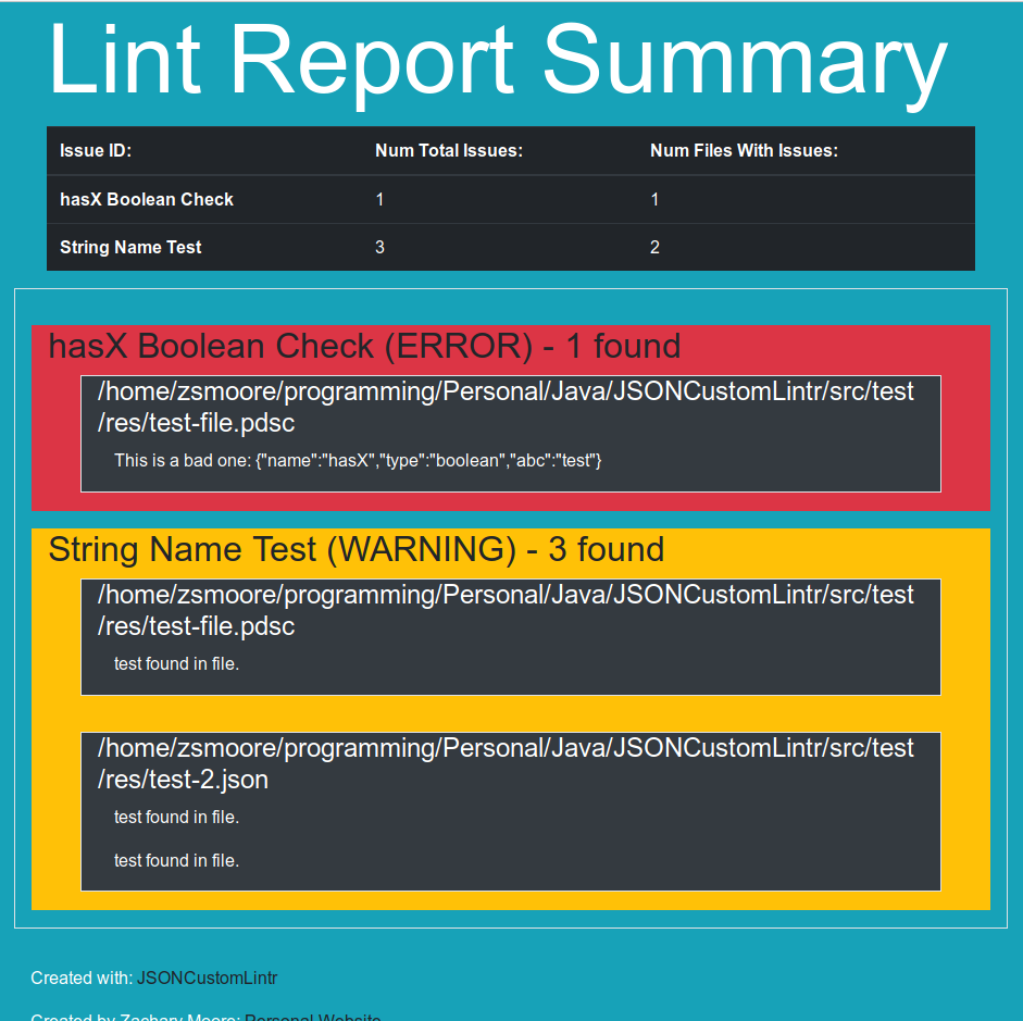 First Bootstrap Report