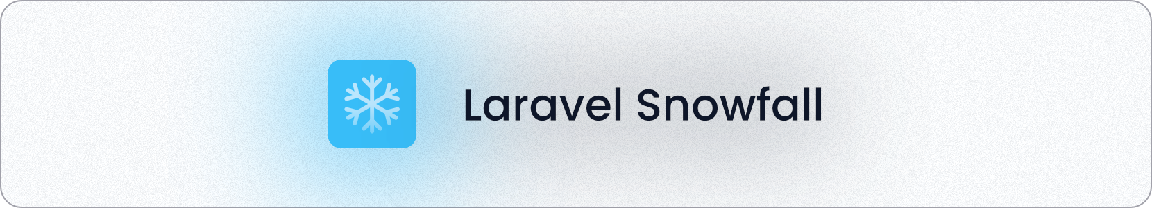Logo for laravel-snowfall