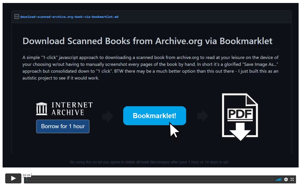Archive.org SBDL Demo