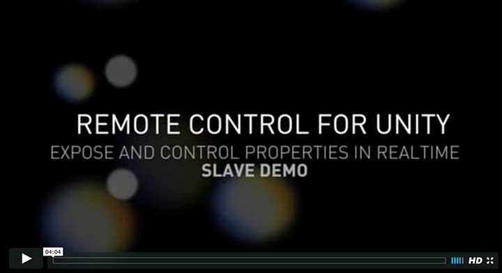 Remote Control for Unity Video