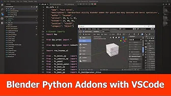 Blender 2.8 Python Addons with VSCode